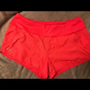 Under Armour coral shorts
